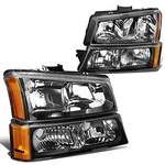 Dna Motoring HL-OH-CS03-4P-BK-AM Black Amber Headlights Compatible With. Fixed Price $123.08.