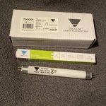 F4T5 6PK Linear Fluorescent Light Bulb 4W Warm White Tube 3000K Triglow. Fixed Price $10.00.