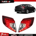 Left Right For 2016-2018 Honda Civic Sedan Outer Tail Lights Rear Lamps W/bulb. Fixed Price $82.35.
