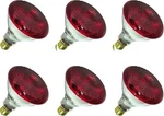 Satco S4751 - 175 Watt BR38 Heat Lamp Reflector Light Bulbs Red (6 Pack). Fixed Price $64.79.