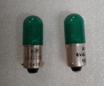 Qty. 2 Allen Bradley 800T-N318G Lamp 6VAC/DC Green. Fixed Price $38.00.