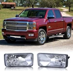 Ldetxy Fog Lights For Silverado Sierra 1500 2500HD 3500HD, Bumper Lamps Halo. Fixed Price $43.41.