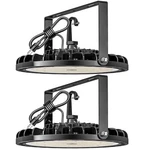 200W Ufo Led High Bay Light 2PCS, 28000 Lm With Us Plug 5FT Cable, 5000K, Com.... Fixed Price $133.09.