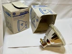 New Lot Ge Wattmiser Weatherproof PAR38 Floodlight Lamps 120W. Fixed Price $22.49.
