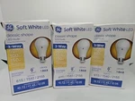 Ge Soft White Led 6/17W A19 Bulb 93130566 (3 Pack). Fixed Price $32.50.