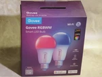 Govee Wi-fi+ Bluetooth Rgbww Smart Led Bulbs H6008 800 Lumens 9WATTS Pack Of 2. Fixed Price $19.77.