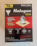 Philips Halogen Flood 75W Light Bulb 120V PAR30 940 Lumens New. Fixed Price $11.95.