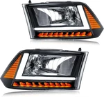 Led Drl Headlight Assembly, Compatible With 2009-2018 Dodge Ram 1500/2010-2018. Fixed Price $278.99.