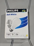 New Philips Soft White 75W Light Bulbs 120V A19 4PK Old Style Glass Non Led!. Fixed Price $34.99.