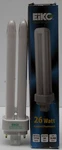 Two (2) Eiko QT26/30-4P 26W Quad-tube 3000K G24Q3 Pin Base Fluorescent (49254). Fixed Price $6.99.
