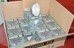 (12) Ushio Compact Fluorescent PAR38 Flood Bulbs 120V 75W Coilight. Fixed Price $85.00.