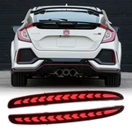 Dreamseek Led Reflector Rear Bumper Tail Light For Honda Civic Hatchback Type.... Fixed Price $73.76.
