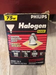 Philips 75W Flood Light Bulb 940 Lumens 2000 Hrs Life New In Opened Box. Fixed Price $23.59.