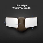 Feit Electric S9DFL/850/BZ/V1 25W 5000K 1750 Lumens Dual Flood Led Light Fixture. Fixed Price $31.30.