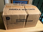 Nos Case Of 12 Ge Lamps Light Bulbs Rough Service 100W. Fixed Price $110.00.