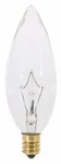 Satco A3682 130V Candelabra Base 25-WATT B9.5 Light Bulb, Clear. Fixed Price $25.73.