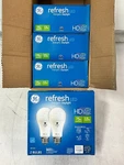 Lot Of 8 Ge Refresh Hd Led Bulbs, Daylight, 1100 Lumens, 13 Watt Lef A21. Fixed Price $64.00.
