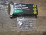 10 Sylvania 90MB Miniature Lamps Light Bulbs 90V 4W. Fixed Price $10.00.