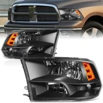 Headlights Assembly Compatible With 2009-2010 Dodge Ram 1500 2500 3500, 2011-.... Fixed Price $176.99.