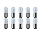 Cec Industries #6S6 Dc Bulbs, V, W, BA15D Base, S-6 Shape (box Of 10). Fixed Price $17.22.