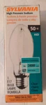 Sylvania 50W High Pressure Sodium E17 Bulb. Fixed Price $9.99.
