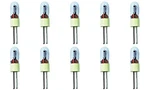Cec Industries #8099 Bulbs, 18 V, 0.47 W, G1.27 Base, T-1 Shape (box Of 10). Fixed Price $19.04.