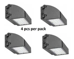4PCS-PACK 60WATT Full Cut Off Led Wall Dusk Dawn Light 5000K Etl Dlc. Fixed Price $204.00.