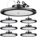 Thelux 6PACK Super Bright 200W Led High Bay Light With 30000LM 5000K,100V-277.... Fixed Price $188.29.