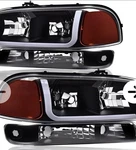 1448 PIT66 Led Drl Headlights For 99-07 Gmc Sierra. Fixed Price $140.00.