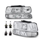 Kuiperauto Headlight Assembly Front Lamp Compatible With 1999-2002 Chevrolet .... Fixed Price $72.36.