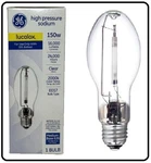 Ge High Pressure Sodium Lucalox Hid Light Bulb 150 Watt Clear ED17 S55 Ballast. Fixed Price $18.29.