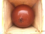 Ge 120V 60W Red Incandescent Lamp FG2139-X8. Fixed Price $10.99.