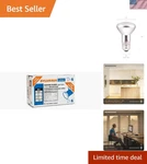 Sylvania Incandescent R20 Flood Light Bulbs, 45W, 230 Lumens, 2850K, Warm White,. Fixed Price $42.94.