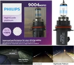 Philips 9004NGPS2 Nightguide Platinum Halogen Car Headlight Bulb Pack Of. Fixed Price $39.95.