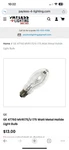 Ge Metal Halide Lamp Light Bulb MVR175/U/MED Multi-vapor Medium Base M57 R175W. Fixed Price $5.00.