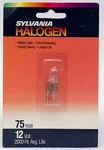 Two (2) Sylvania 75W 12V T4 2-PIN Clear Single Ended Quartz Halogen Bulbs 58665. Fixed Price $8.95.