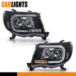 Pair Black Led Drl Projector Headlights Fit 2005-2011 Toyota Tacoma Lh &. Fixed Price $116.42.