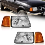 Weelmoto Pair Headlights 2001-2011 Ford Ranger Amber Corner Headlamps. Fixed Price $57.88.