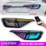 Rgb Led Tail Lights For 11TH Gen Honda Civic Sedan 2022-2025 Pair Rear Lamps. Fixed Price $299.00.