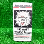 Authentic Oem Aero-tech Usa 20,000 Hour Krypton Gas 150W 120V A21 Heavy Duty. Fixed Price $19.95.