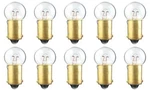 Cec Industries #55 Bulbs, V, 2.87 W, BA9S Base, G-4.5 Shape (box Of 10). Fixed Price $7.10.