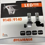 Sylvania Super Bright 9145 / 9140 H10 6000K White Led Fog Light Bulb - 2 Pack. Fixed Price $55.00.