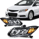 Scitoo Pair Headlights Assembly For 2012-2015 Honda Civic 1.5L 1.8L 2.4L Black. Fixed Price $116.99.