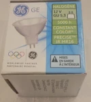 Ge 12V 20W 24 Beam Precise Pin 5000H Constart Color Q20MR16HIR # 77901. Fixed Price $6.85.