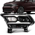 Scitoo Headlight Assembly Fit 2021-2024 For Dodge Durango Black Housing Clear.... Fixed Price $267.06.