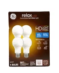 Ge Relax Hd Led Light Bulbs, 60 Watt, A19 Soft White - 4 BULBS/1 Pack. Fixed Price $19.90.