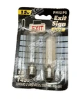 Philips BC15T6 Exit Sign Bulb 15W 145V Clear Candelabra Base (pack Of 2). Fixed Price $25.00.