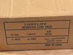Longlife Decorative Sign Lamp Frosted Light Bulbs- 11W 130V- P/n 60106 12-PACK. Fixed Price $18.45.