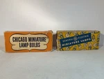 Vintage Chicago #49 & #12 Miniature Light Bulbs New Old Stock Nos. Fixed Price $28.99.