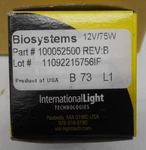 Biosystems 100052500 Light Bulb 12C/75W Qty. Fixed Price $149.99.